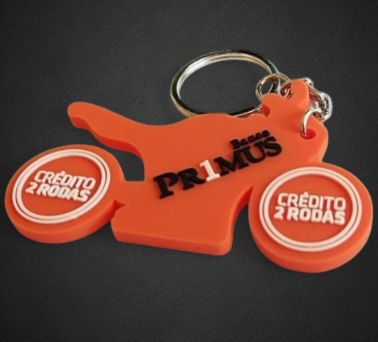 Porta-chaves PVC soft relevo 2D Pr1mus